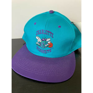 Vintage Charlotte Hornets Drew Pearson Snapback Hat